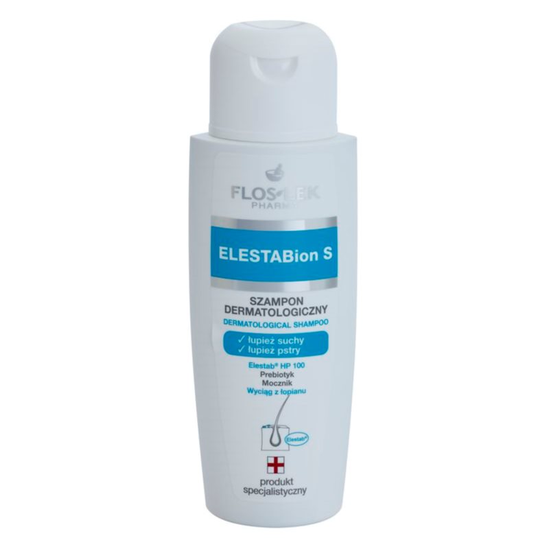 FlosLek Pharma ElestaBion S дерматологичен шампоан против сух пърхот 150 мл.