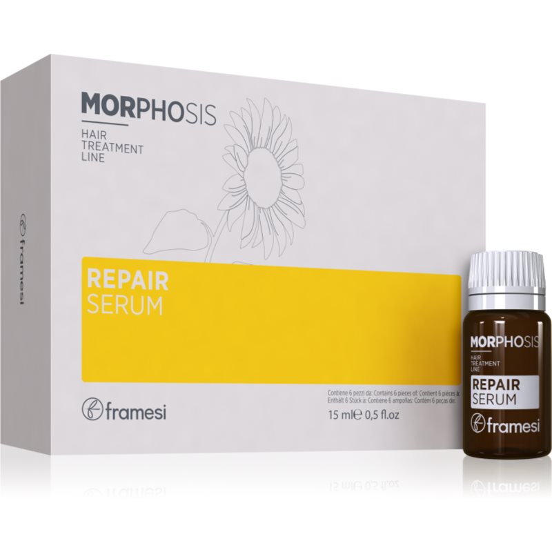 Framesi Morphosis Repair serum regenerująceserum regenerujące do włosów suchych i łamliwych 6 x 15 ml