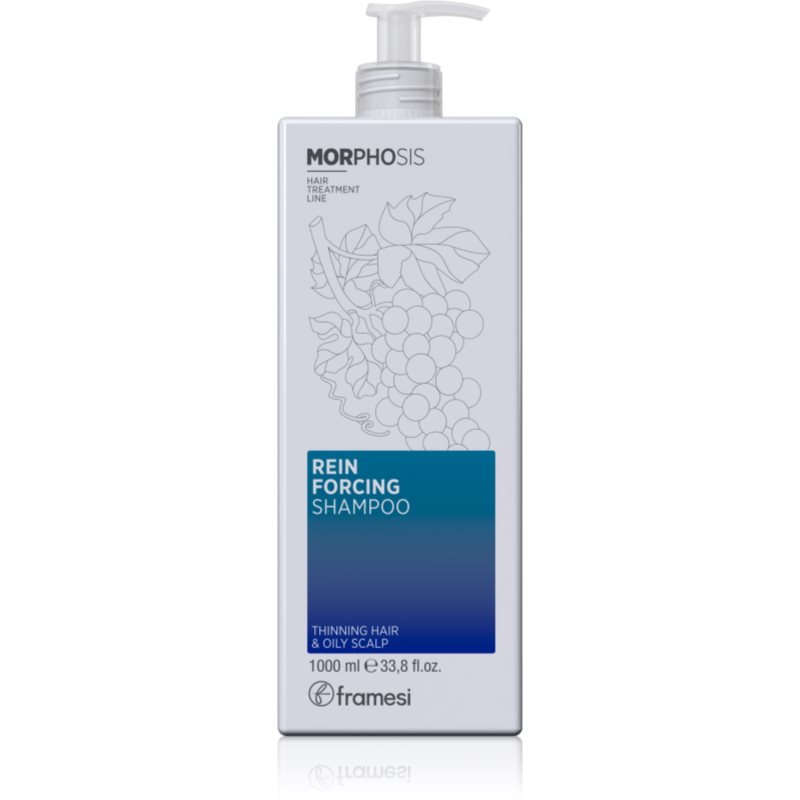 Framesi Morphosis Reinforcing szampon nawilżający i wzmacniający do tłustej skóry głowy 1000 ml