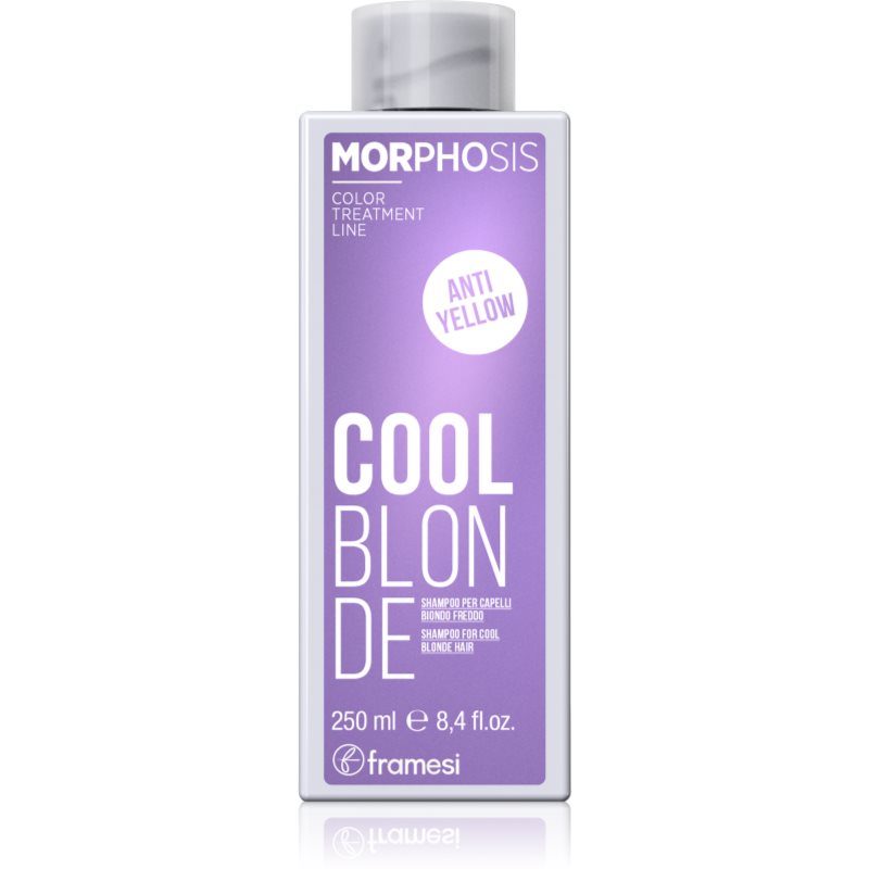 Framesi Morphosis Cool Blonde szampon neutralizujący żółte odcienie do zimnych odcieni blond 250 ml