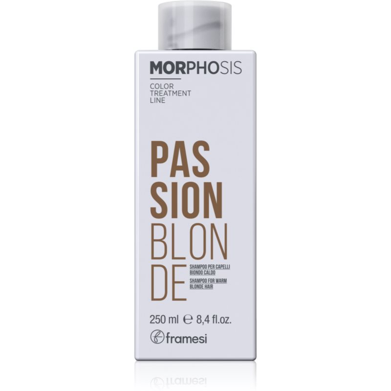 Framesi Morphosis Passion Blonde szampon do ciepłych odcieni blond 250 ml