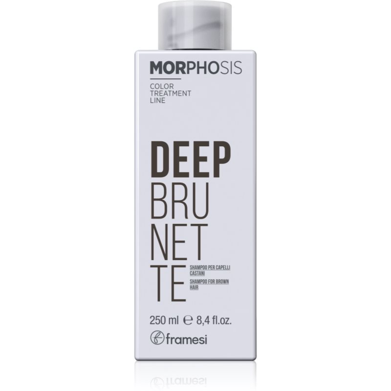 Framesi Morphosis Deep Brunette szampon nawilżający do włosów w odcieniach brązu 250 ml