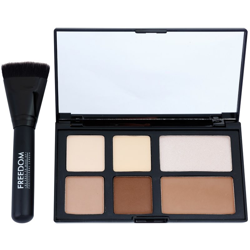 

Freedom Pro Powder Strobe палетка для контурування зі щіточкою