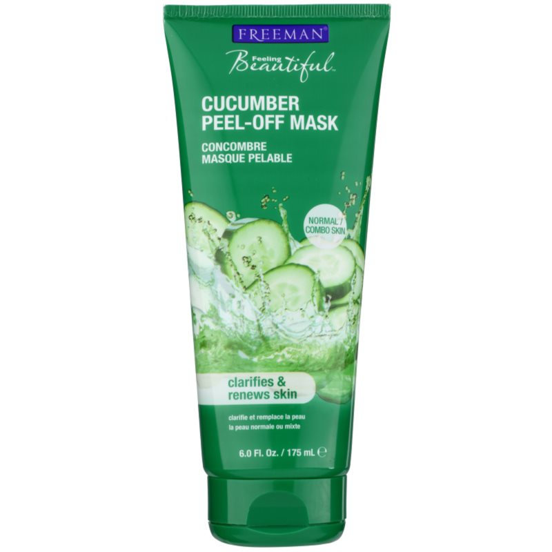 Freeman Feeling Beautiful Peel-Off Gesichtsmaske für müde Haut Cucumber 175 ml