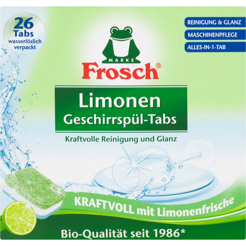 Frosch All in One Limonen tabletki do zmywarki ECO 26 szt.