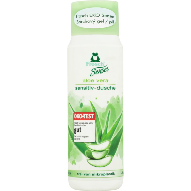 Frosch Senses Aloe Vera gel de duche suave para pele sensível ECO 300 ml