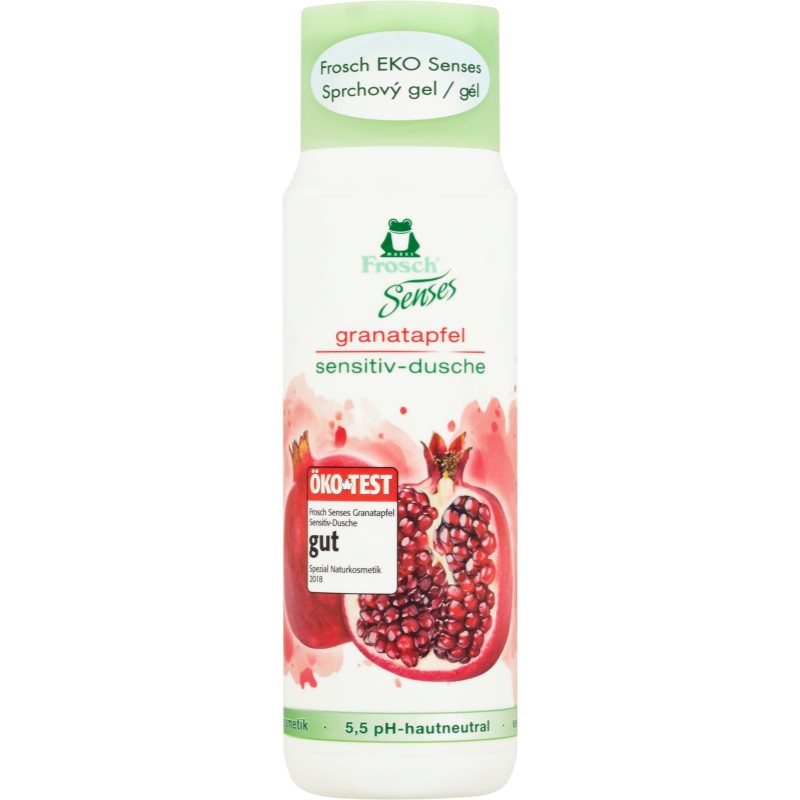 Frosch Senses Pomegranate gel de duș mătăsos pentru piele sensibila ECO 300 ml