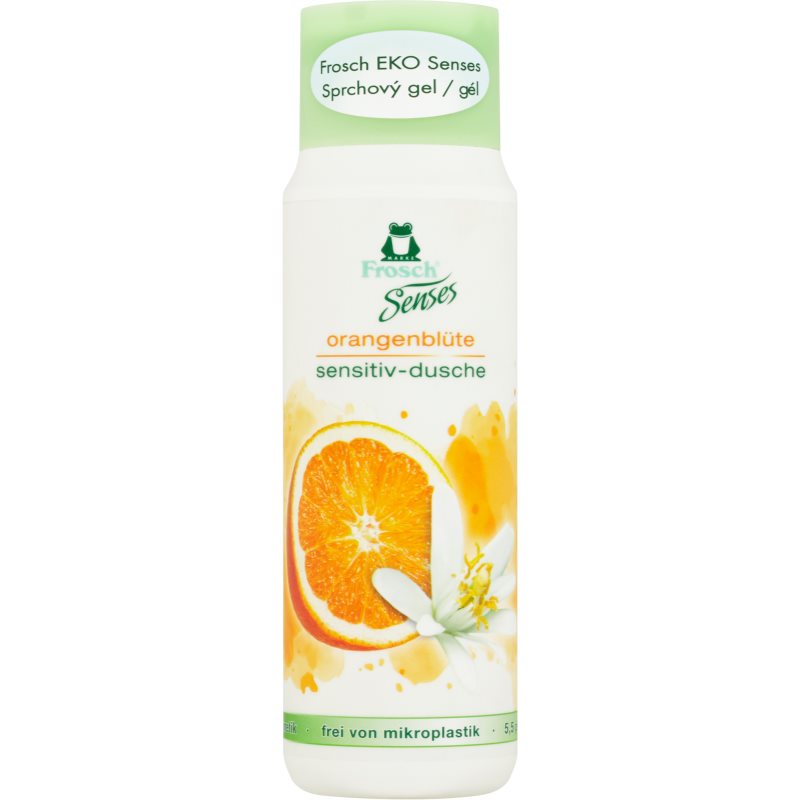Frosch Senses Orange Blossom sanftes Duschgel für empfindliche Oberhaut ECO 300 ml
