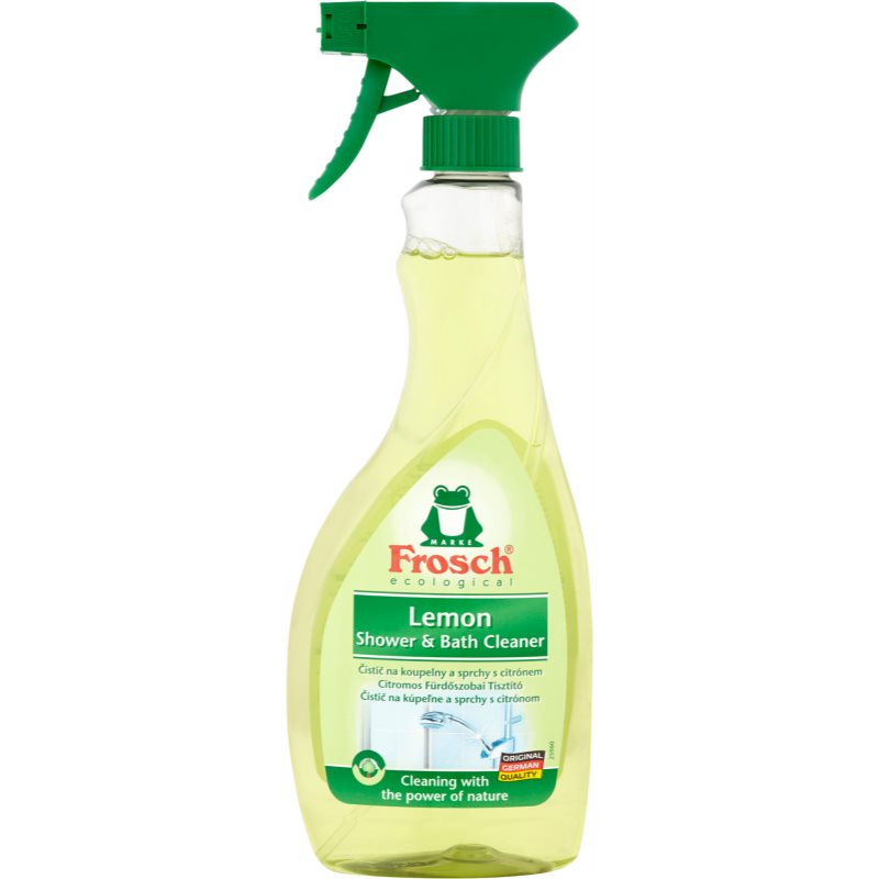 Frosch Shower & Bath Cleaner Lemon produto de limpeza para casas de banho spray ECO 500 ml