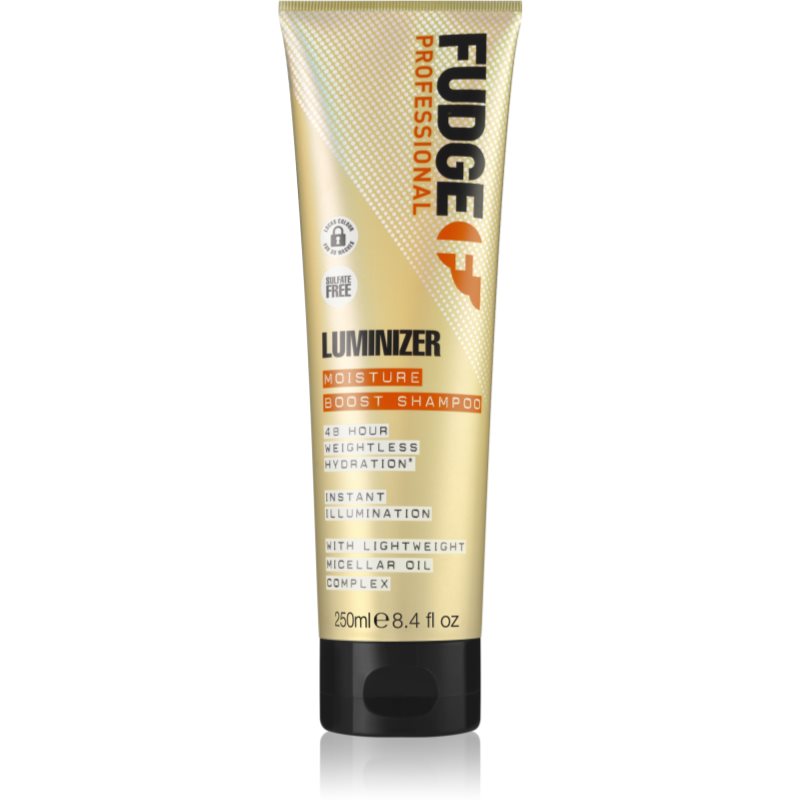Fudge Care Luminizer Champô hidratante para proteção da cor para cabelo danificado e pintado 250 ml
