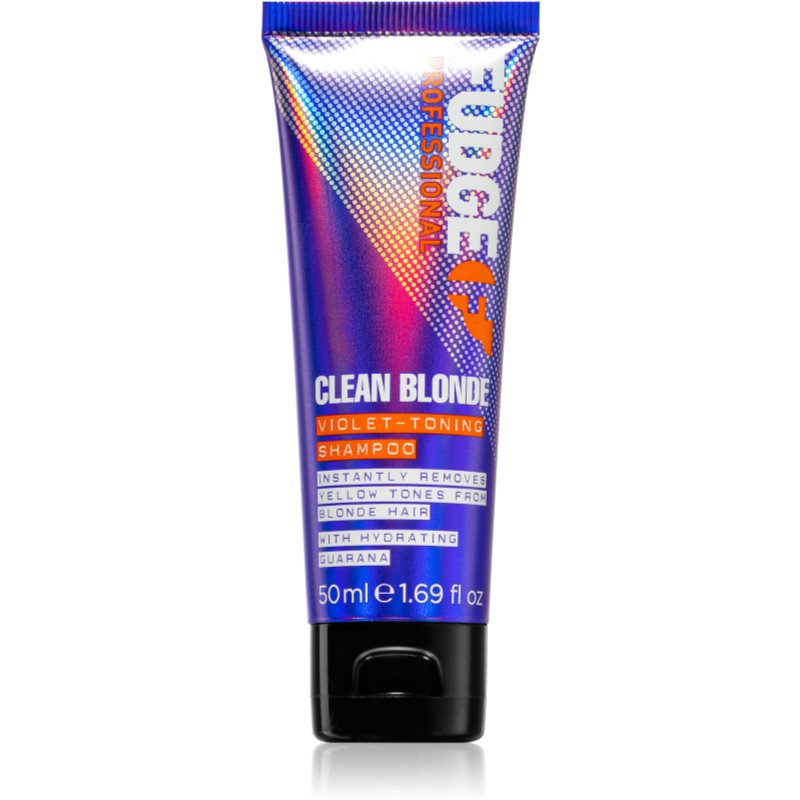 Fudge Care Clean Blonde fioletowy szampon tonujący do włosów blond 50 ml