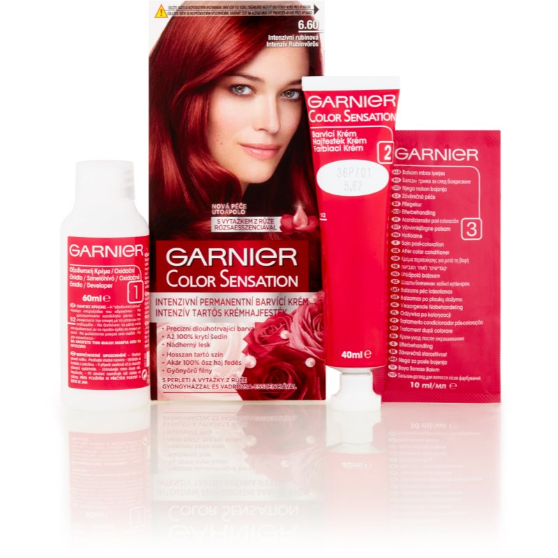 Garnier Color Sensation coloração de cabelo tom 6.60 Intense Ruby