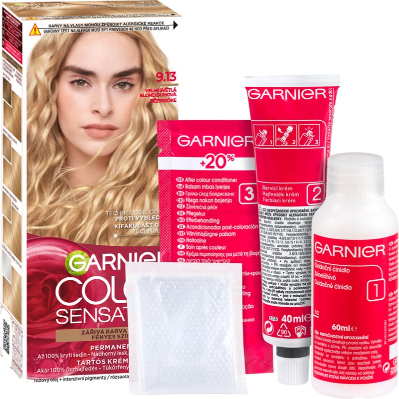 Garnier Color Sensation боя за коса цвят 9.13 Cristal Beige Blond