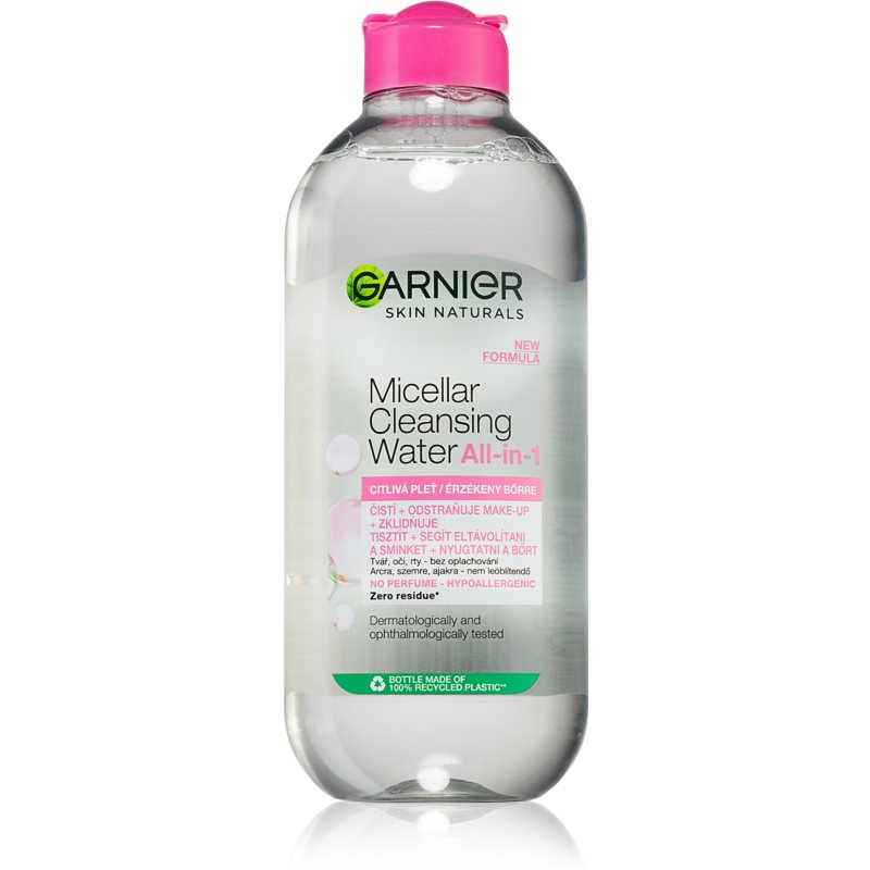 Garnier Skin Naturals agua micelar para pieles sensibles 400 ml