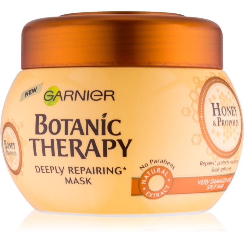 Garnier Botanic Therapy Honey máscara renovadora para cabelo danificado 300 ml