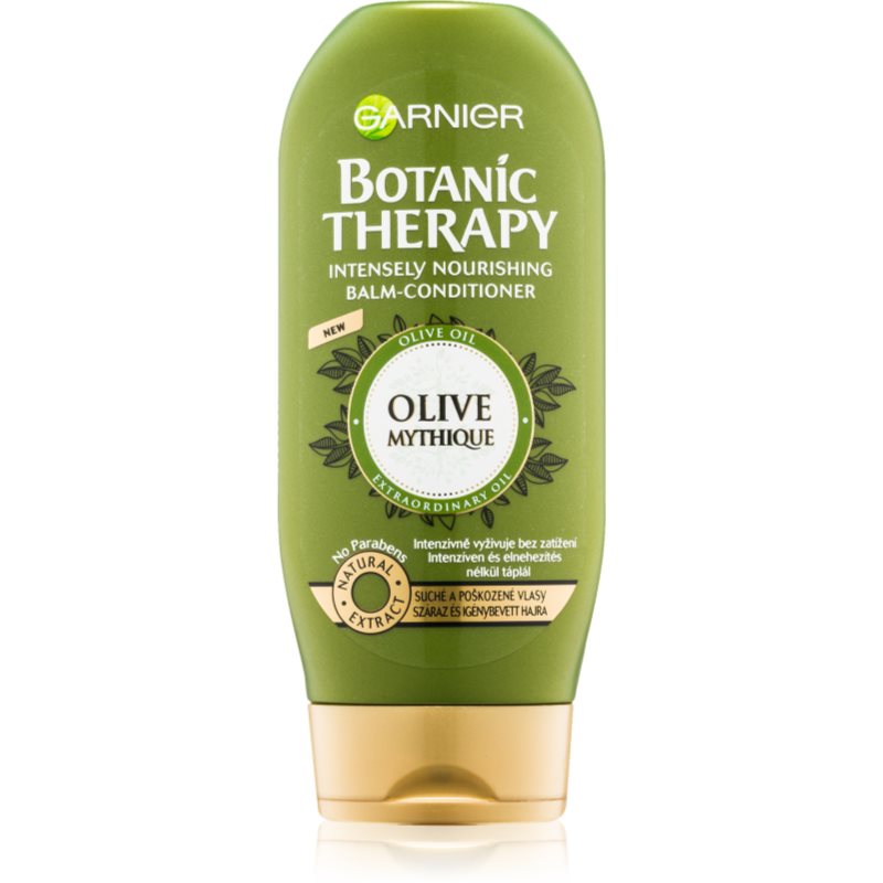Garnier Botanic Therapy Olive balsam hranitor pentru păr uscat și deteriorat fără parabeni 200 ml
