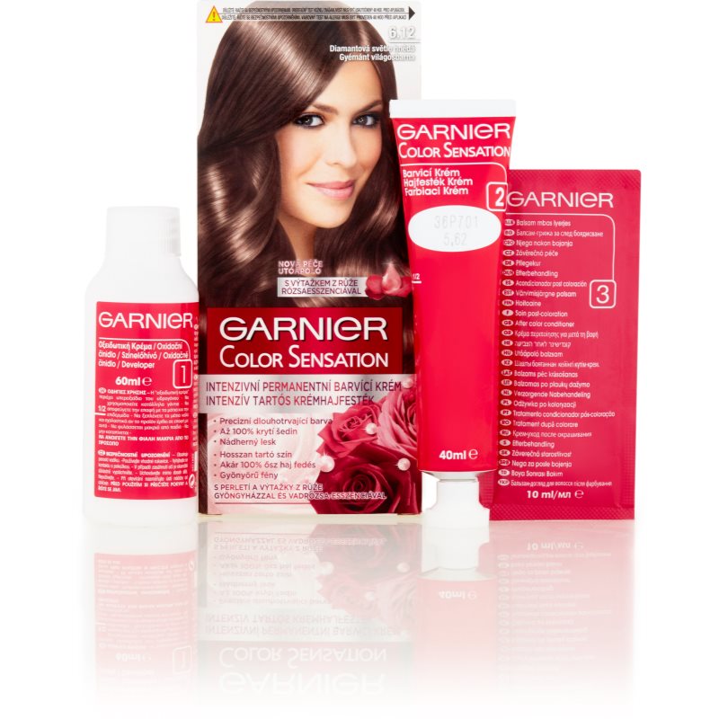 Garnier Color Sensation farba do włosów odcień 6.12 Prismatic Dark Blonde