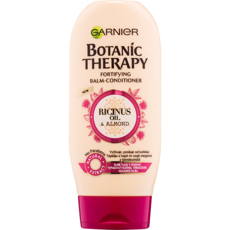Garnier Botanic Therapy Ricinus Oil Stärkender Balsam für schwaches Haar mit Neigung zu Haarausfall 200 ml