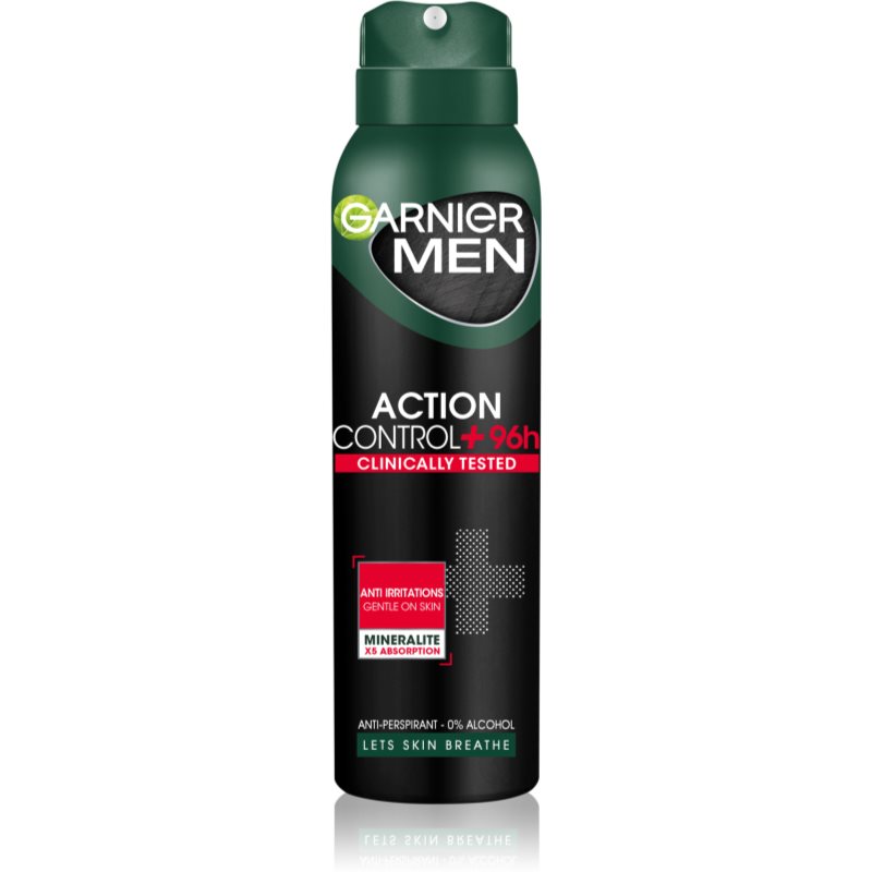 Garnier Men Mineral Action Control + antitranspirante em spray 150 ml