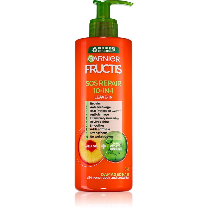 Garnier Fructis SOS Repair 10IN1 грижа за коса без отмиване 400 мл.