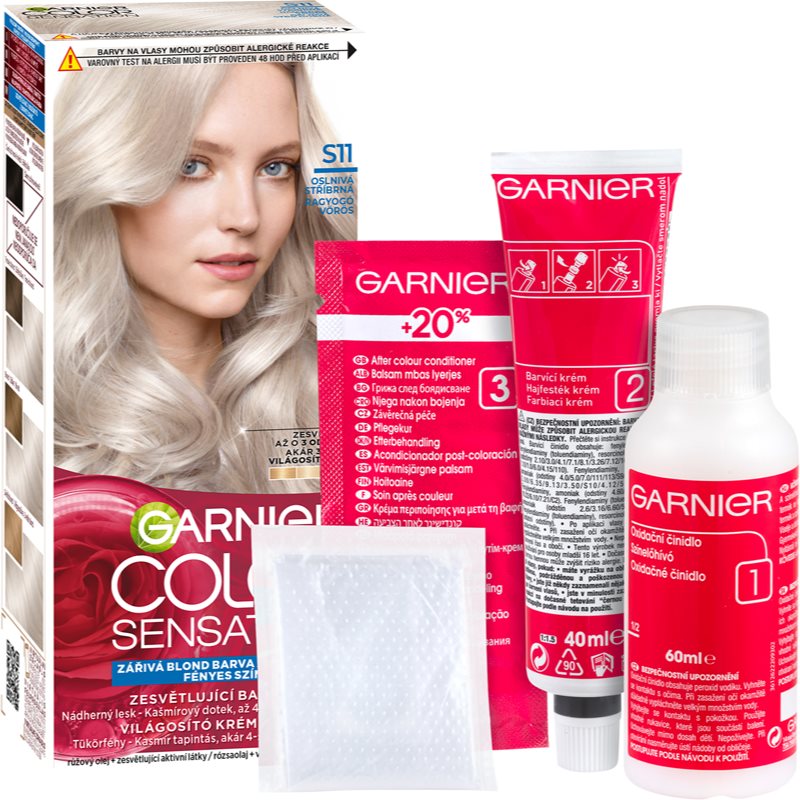 Garnier Color Sensation coloração de cabelo tom S11 Ultra Smoky Blonde