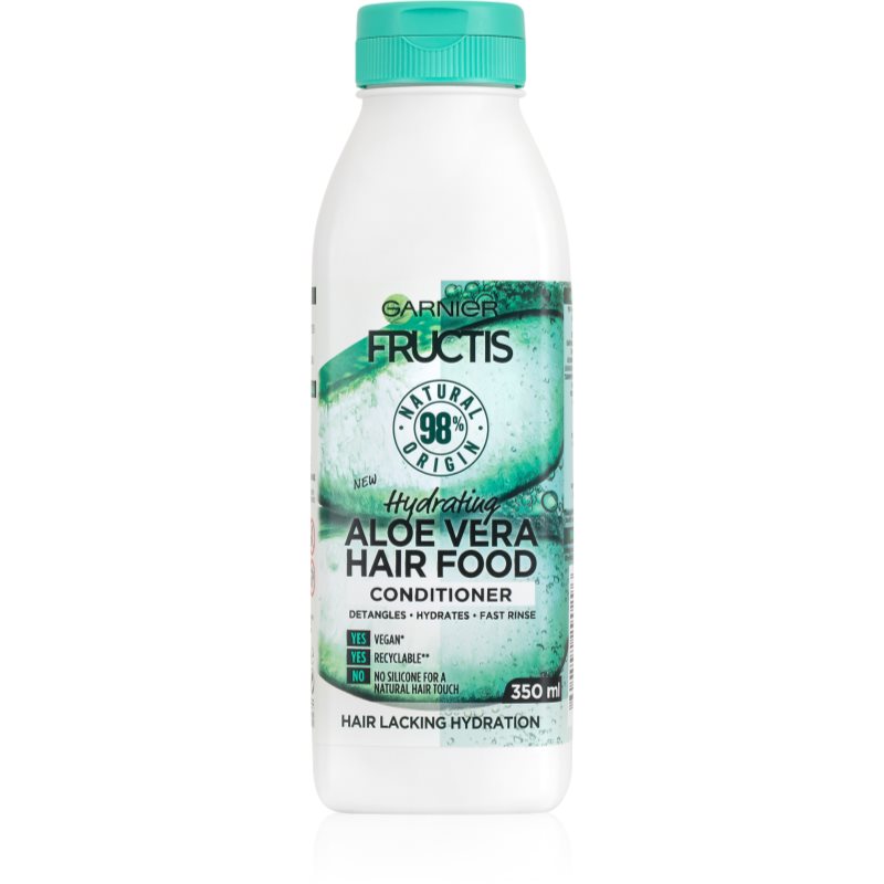 Garnier Fructis Aloe Vera Hair Food acondicionador hidratante  para cabello normal y seco 350 ml