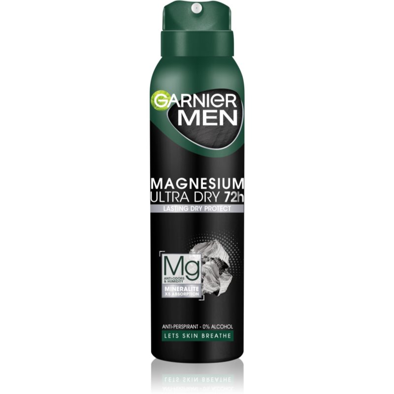 Garnier Men Mineral Magnesium Ultra Dry antitranspirante para homens 150 ml