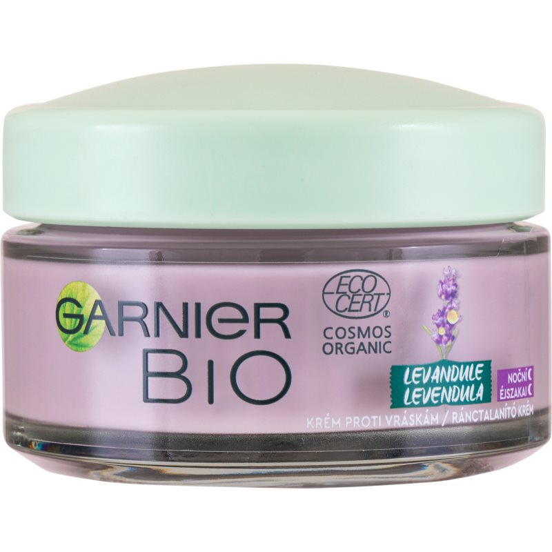 Garnier Bio Lavandin crema de noche antienvejecimiento de acción completa 50 ml