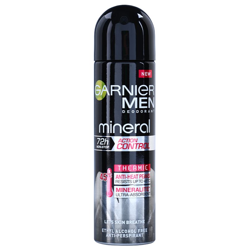 Garnier Men Mineral Action Control Thermic desodorizante antitranspirante em spray 150 ml