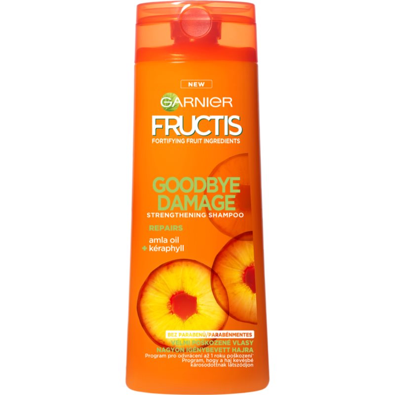 Garnier Fructis Goodbye Damage champô reforçador para cabelo danificado 250 ml