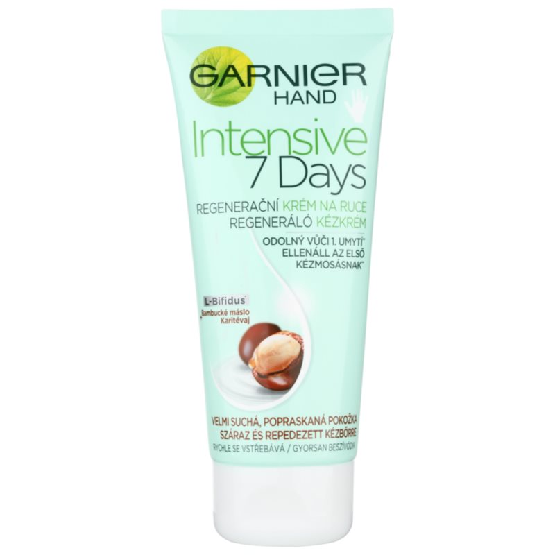 Garnier Intensive 7 Days crema regeneradora para manos manteca de karité 100 ml