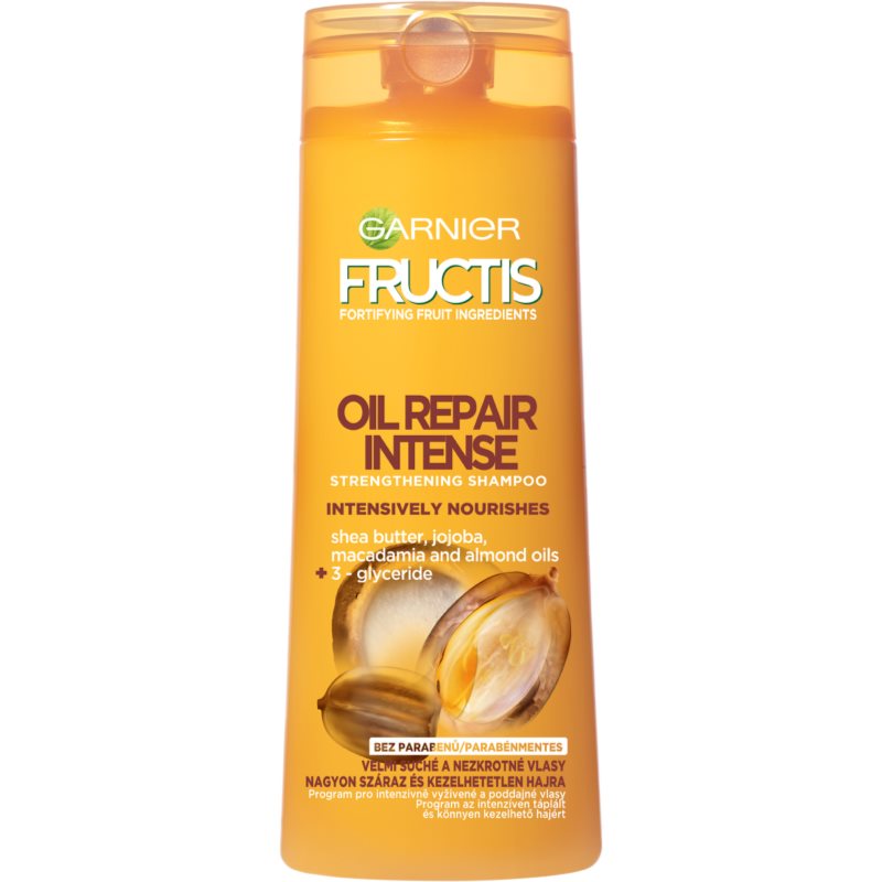 Garnier Fructis Oil Repair Intense champú revitalizador para cabello muy seco 250 ml