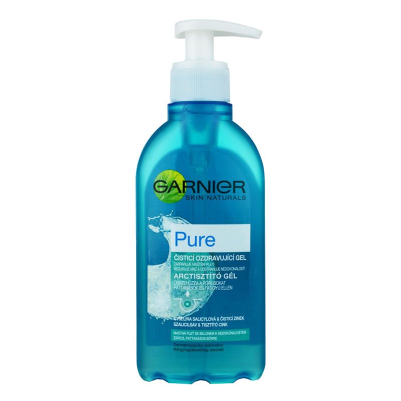 Garnier Pure gel de limpeza para pele problemática, acne 200 ml