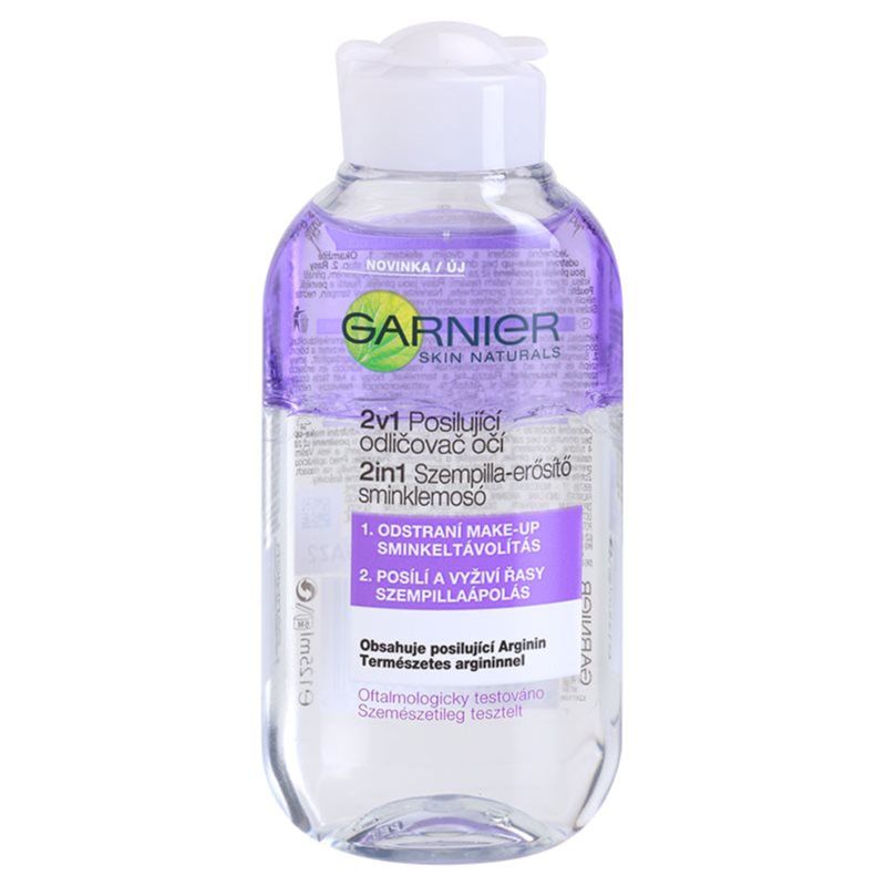 Garnier Skin Naturals wzmacniający preparat do demakijażu oczu 2 w 1 125 ml