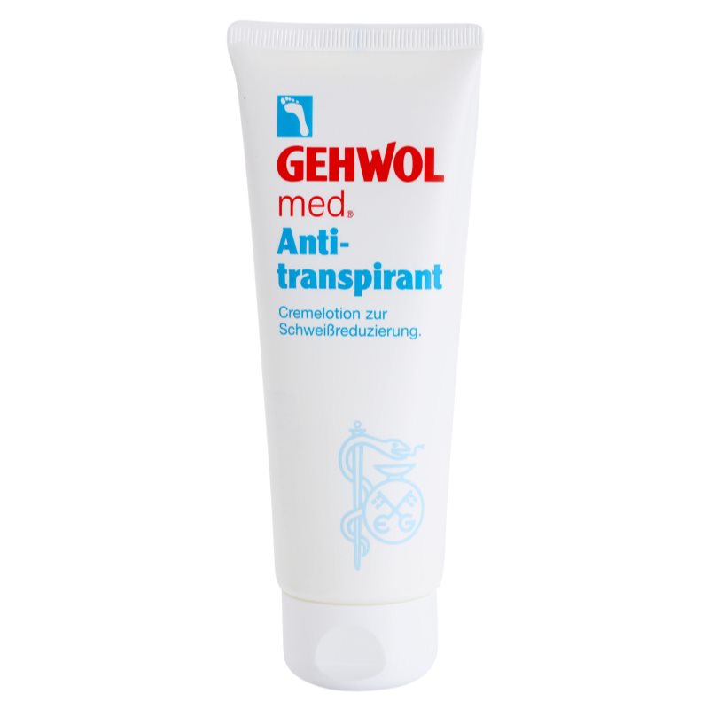 Gehwol Med creme antitranspirante para redução do suor para pernas 125 ml