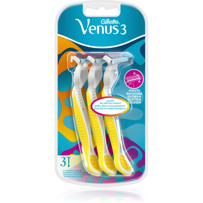 Gillette Venus 3 maquinillas de afeitar desechables 3 ud