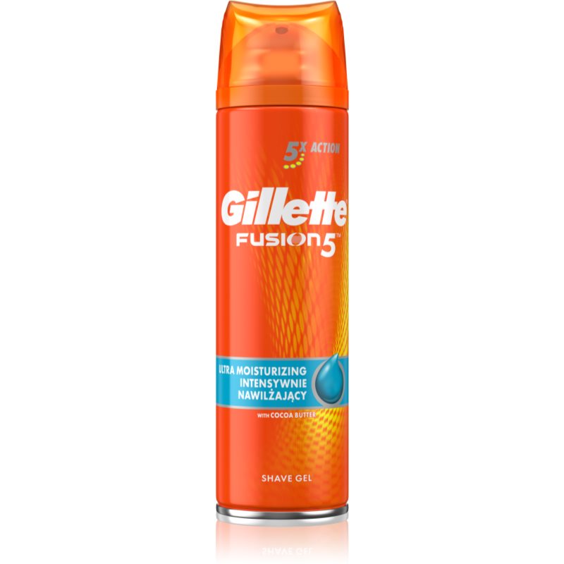 Gillette Fusion5 gel de barbear para homens 200 ml