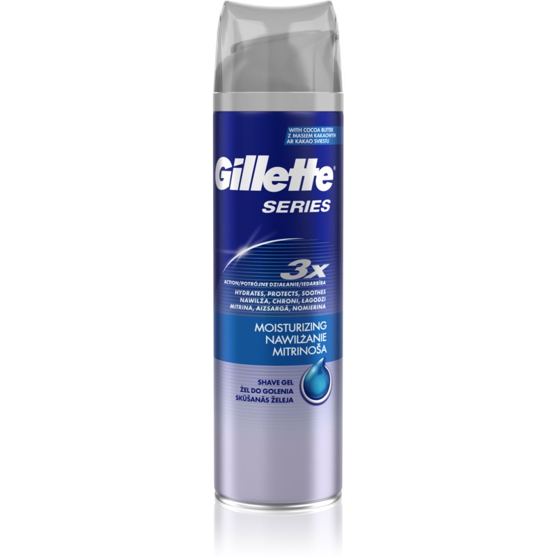 Gillette Series Moisturizing gel pentru bărbierit cu efect de hidratare 200 ml
