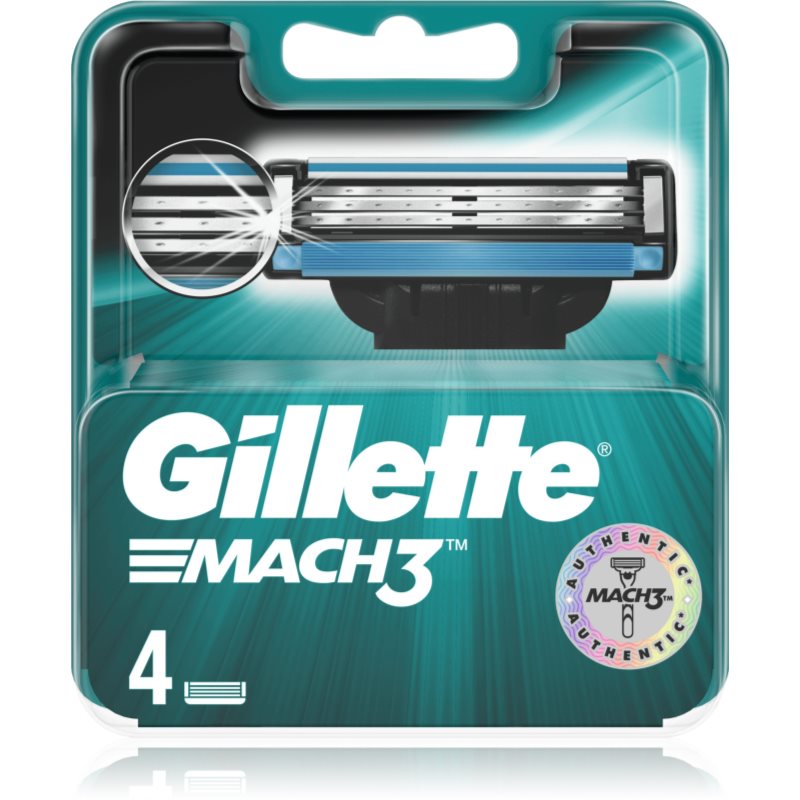 Gillette Mach3 Ersatzklingen 4 St.