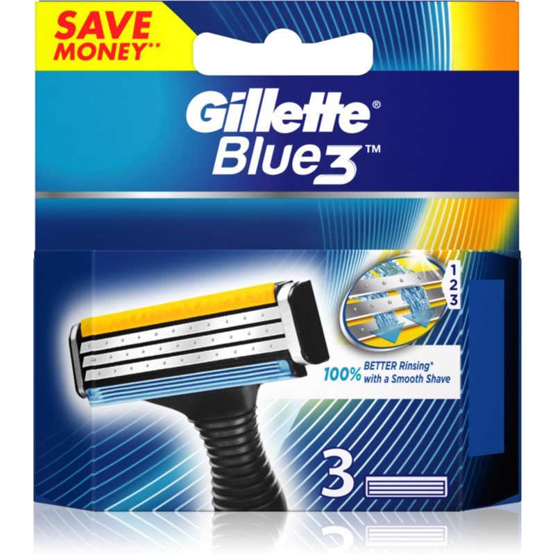 Gillette Blue3 náhradní břity 3 ks