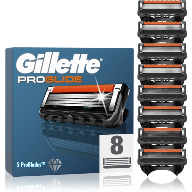 Gillette Fusion5 Proglide recambios de cuchillas 8 ud