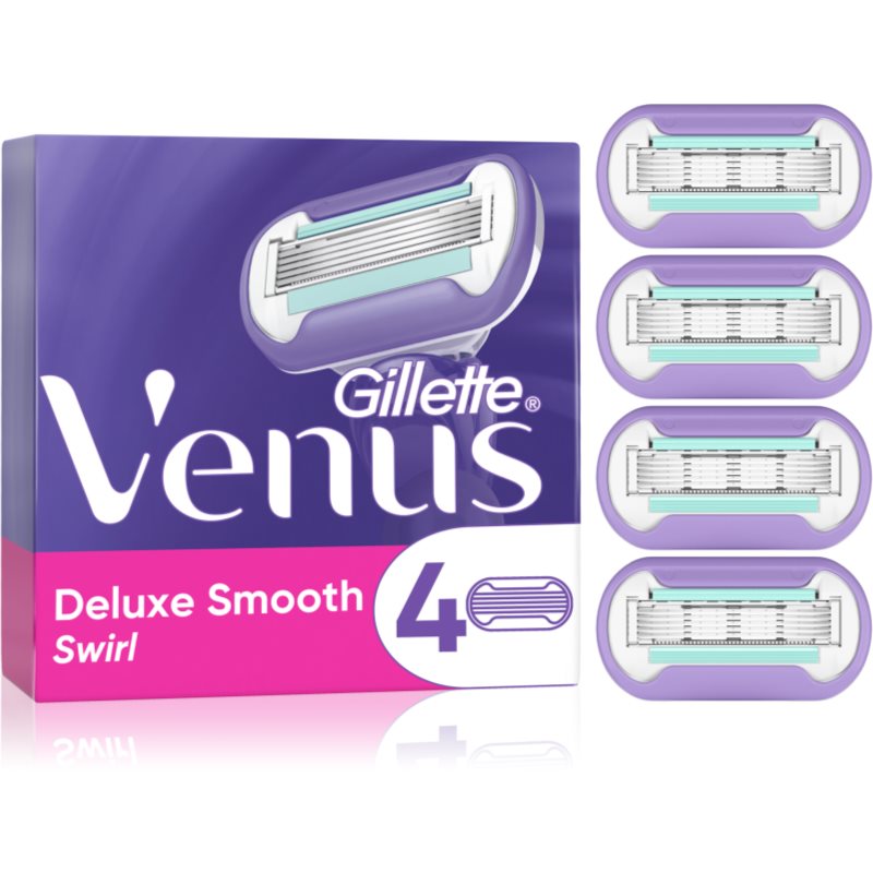 Gillette Venus Swirl Extra Smooth zapasowe ostrza 4 szt.