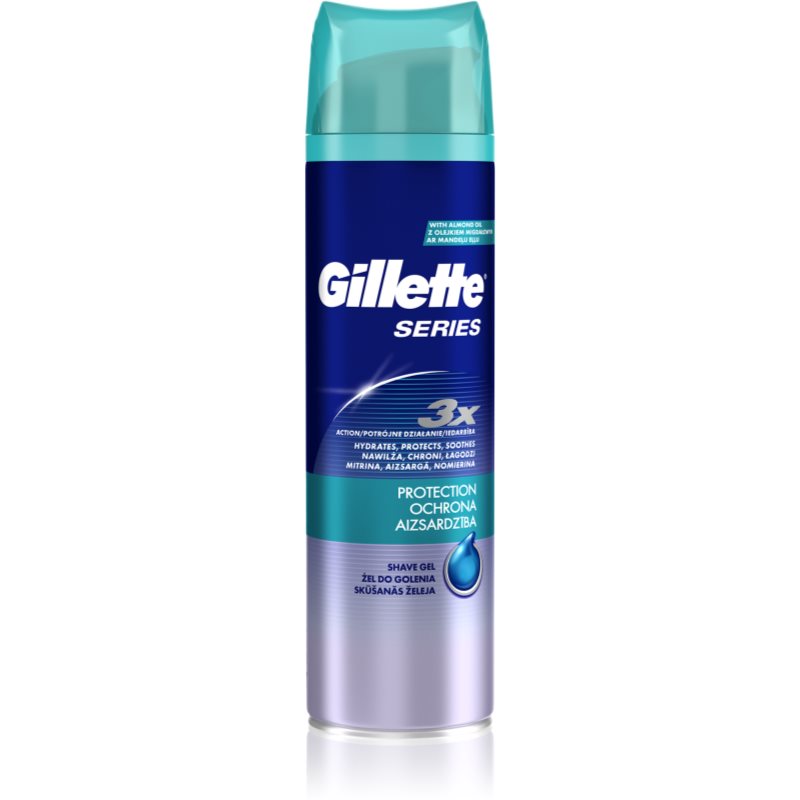 Gillette Series Protection гел за бръснене  3 в 1 200 мл.