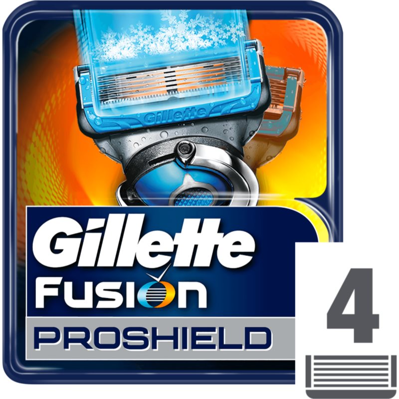 Gillette Fusion Proshield zapasowe ostrza 4 szt.