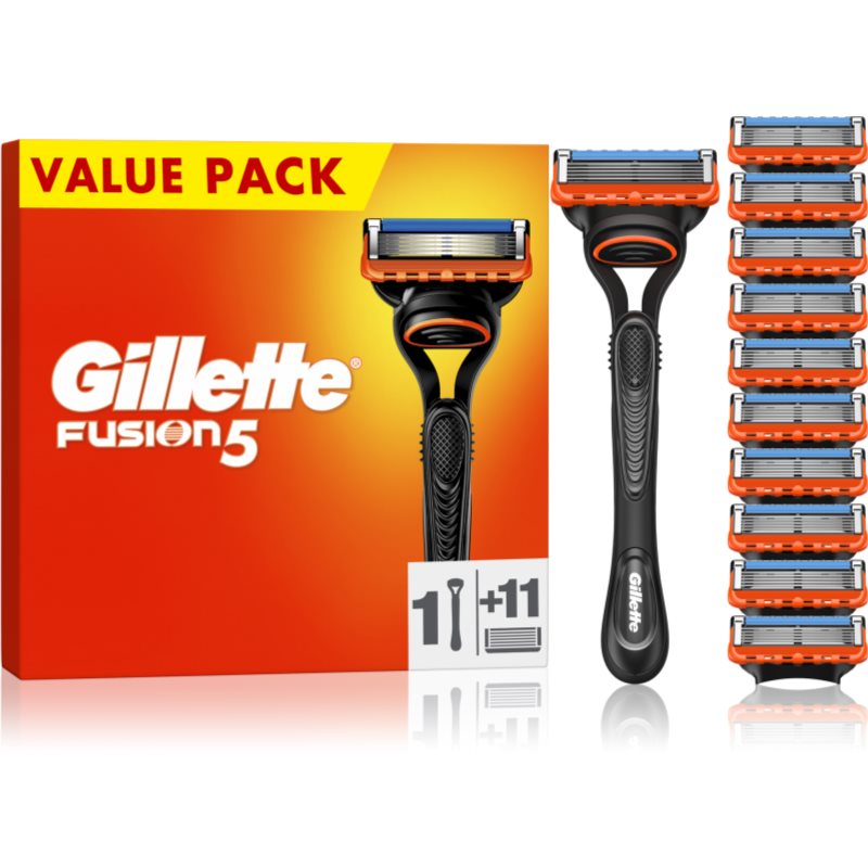 Gillette Fusion5 máquina de depilação + lâminas de reposição