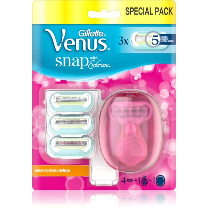 

Gillette Venus Snap компактна бритва для подорожей Змінні картриджі 4 шт
