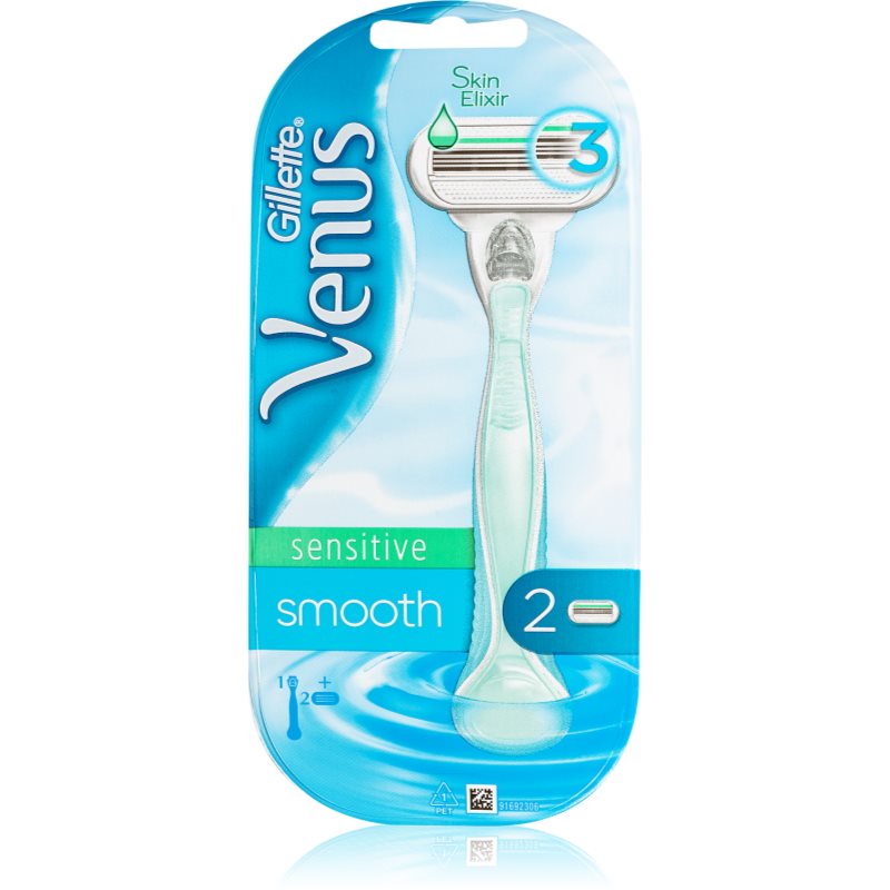 Gillette Venus Sensitive Smooth maquinilla de afeitar + recambios de cuchillas 2 uds