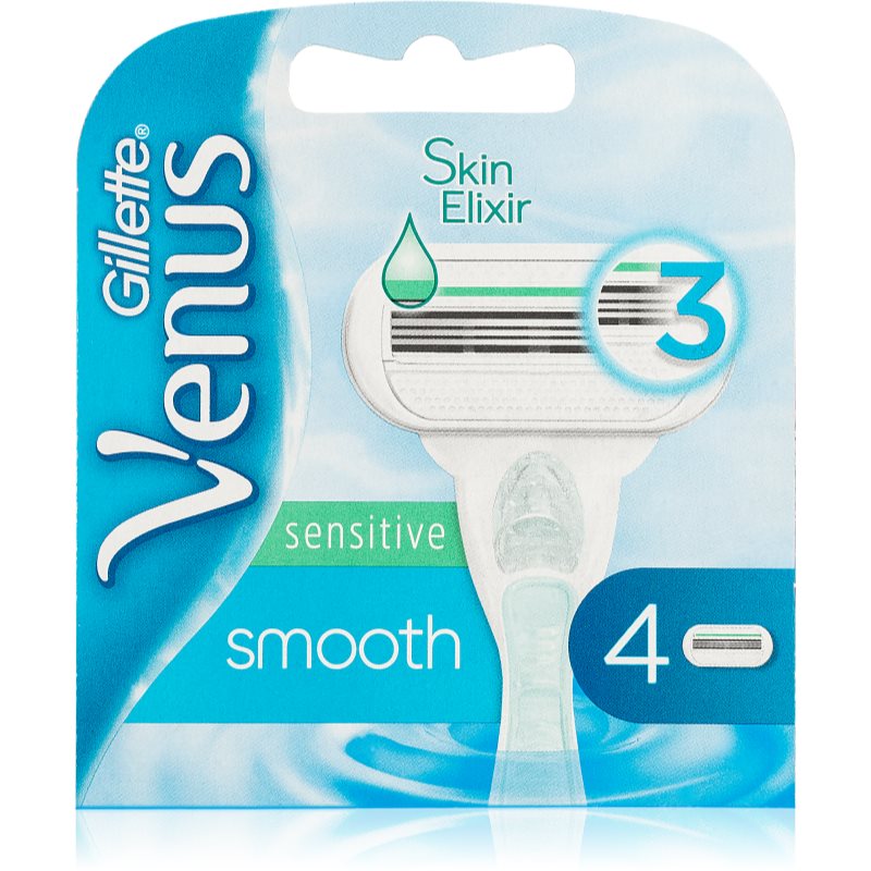 Gillette Venus Sensitive Smooth recambios de cuchillas 4 ud