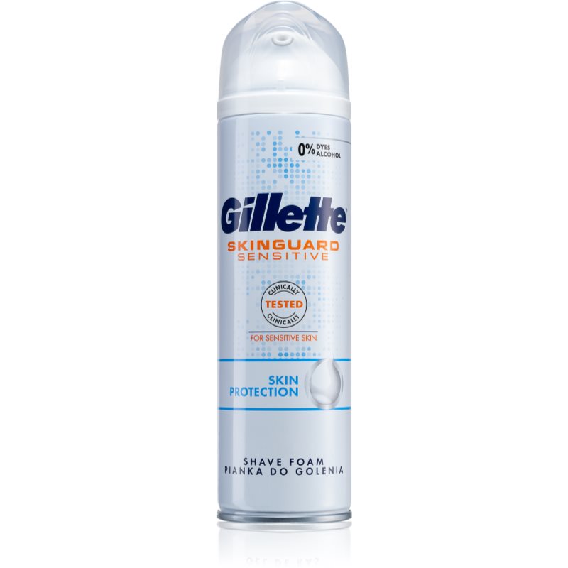 Gillette Skinguard  Sensitive spumă pentru bărbierit pentru piele sensibila 250 ml
