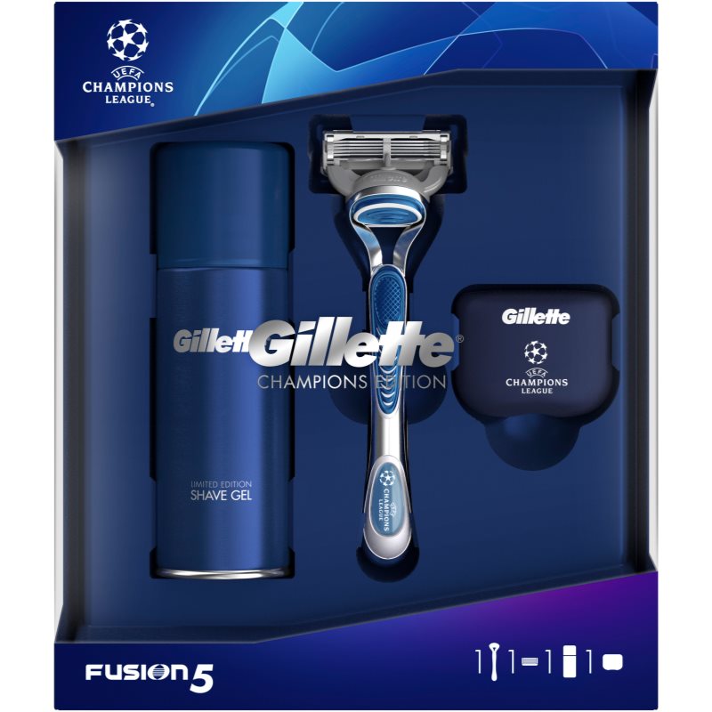 Gillette Fusion5 Champions League Geschenkset (für Herren)